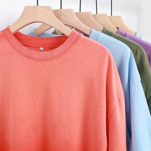 Moda de alta calidad Sunfade Tees Custom Wash Fade Out camiseta Vintage ropa camiseta de gran tamaño para hombres - Product Image 2