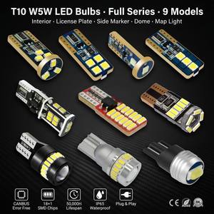 Ampoule LED OEM/OED T10 W5W sans erreur, blanc, ambre, rouge, bleu glacé, 194 501 158, pour éclairage intérieur de voiture, plafonnier, carte, plaque d'immatriculation - Product Image 1