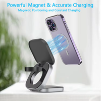 Great Roc Hot seller 3 en 1 téléphone montre intelligente et support de chargeur sans fil AirPods 15W max solution de charge rapide sans fil