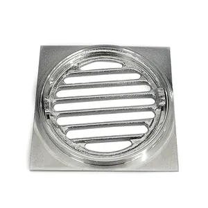 Bathroom Prevent Sewage Return Insert Chrome Plated Water Trap Shower Waste Floor Drains For Hotel