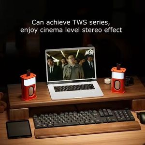 Hot Selling <b>Desk</b> Speaker Smart Wireless RGB Speaker Mini Transparent Speaker for Tablet <b>Computer</b> Cellphone - Product Image 6