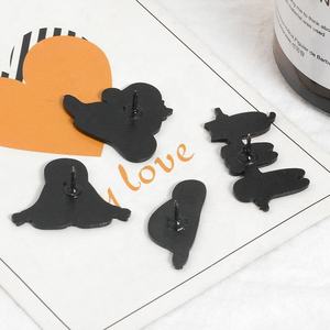 Nouveauté : Badges en métal de haute qualité à motif animalier de dessin animé, badges mignons kawaii, animaux paresseux, chat, <span class=keywords><strong>hamster</strong></span>, épingles à revers - Product Image 4