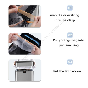 ถังขยะอัจฉริยะขนาดใหญ่ 50 ลิตร สแตนเลส เปิดอัตโนมัติด้วยเซ็นเซอร์อินฟราเรด ขายส่ง - Product Image 5