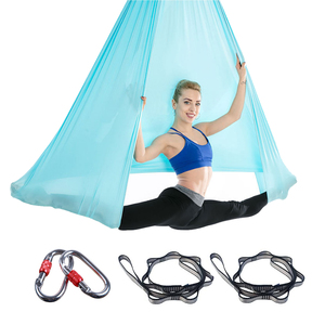 Vente directe usine : Ensemble de hamac de <span class=keywords><strong>yoga</strong></span> <span class=keywords><strong>aérien</strong></span> volant ultra-résistant en Nylon/Polyester, anti-gravité, pour usage commercial, vente en gros - Product Image 2