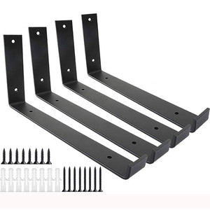 Сверхмощный L-образный металлический кронштейн для крепления на стену - Product Image 5