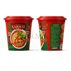 บะหมี่กึ่งสำเร็จรูปคาร์เมย์ รสกุ้งไทย แมม่าหยัม ถ้วยพลาสติกพร้อมฝาปิด ถ้วย PP ทรงกลม 525 มล. พร้อมส้อม - Product Image 5