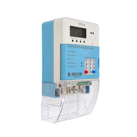 Meter Listrik Prabayar Tipe Split STS Satu Fasa Layar LCD Kelas CIU 1.0 Akurasi 0-9999.9 kWh Rentang 100A Arus Maksimum