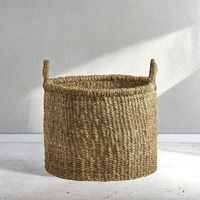 Corbeille de rangement pliable moderne de haute qualité du Vietnam, imperméable, en tissu de coton et de lin, robuste, pour le rangement des vêtements