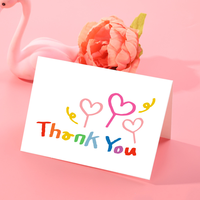 Vente en gros de cartes de voeux de fleurs chaudes, idées cadeaux, carte de bénédiction, carte de remerciement pour joyeux anniversaire
