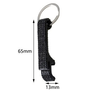 Mở Chai Bling Keychain kim cương Rhinestone tự vệ thiết lập Phụ kiện đa màu mini bar bia chai mở móc khóa - Product Image 3