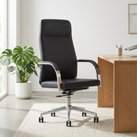 Meilleures chaises de bureau ergonomiques pour PDG, en cuir véritable, dossier haut, pour les cadres de direction