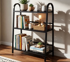 Estantería Minimalista para Libros y Plantas, para Espacios Estrechos Junto a la Ventana, de Pie, en Oferta - Product Image 5