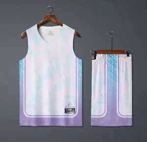 Customization Sublimated Breathable Mesh Basketball Uniforms