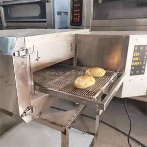 Double layer 18 inch gas conveyor pizza oven, 32 inch conveyor electric pizza oven