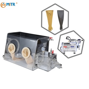 MITR Customized Acrylic Glove Box Cheap Vacuum Glove Box Lab Negative <strong>Pressure</strong> Pmma Operation Box Benchtop Inert Gas Sealed Case - Product Image 6