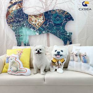 หมอนสำหรับสัตว์เลี้ยงพร้อมผ้าฝ้าย PP รูปทรงสัตว์แมวน่ารัก - Product Image 2