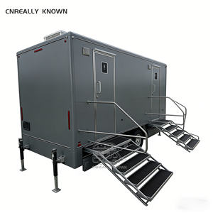 Remorque de toilettes mobiles robustes et résistantes aux intempéries pour chantier naval, maritime et construction extérieure - Product Image 5