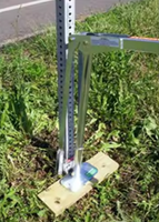 Poteau en T galvanisé de 6 pieds en acier américain Treillis de jardin clouté vert pour clôture de ferme Bordure d'allée naturelle facilement assemblée