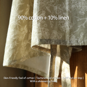 Tablier personnalisé avec logo, réglable à la taille, en coton et lin, pour restaurant, <span class=keywords><strong>jardin</strong></span>, café, chef, barbier, <span class=keywords><strong>salon</strong></span> <span class=keywords><strong>de</strong></span> beauté, cuisine, pour femmes - Product Image 2