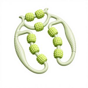 Masajeador de piernas de nueve ruedas Muslo Maestro Mujeres Yoga Masaje Rodillo - Product Image 2