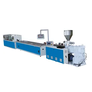 65mm conical twin screw extruder for pvc profile machine