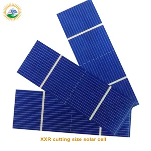 Msolar cell price 156*26mm polycrystalline dark blue mini solar cell cut for make 12V panels