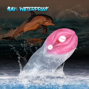 Masturbateur mâle chatte avec vibrateur de balle jouet sexuel adulte pour hommes Stimulation du pénis 3D réaliste Masturbation serrée Stroker - Product Image 5