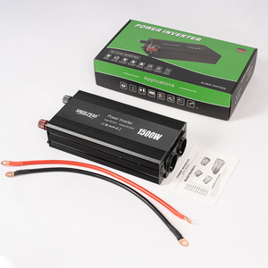 SHiOUMAO Home12v 24v to 110v 220v 1500W EU Plug <b>Voltage</b> <b>Converter</b> - Product Image 3