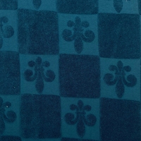 Tissu jacquard en éponge CVC à carreaux, doux et personnalisé, 80 % coton 20 % polyester, pour vêtements, vente en gros