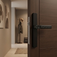 Serrure intelligente Ttlock avec reconnaissance faciale, mot de passe, carte, code, application cloud, en alliage d'aluminium, pour portes en bois/acier, indice d'étanchéité IP65, classe C