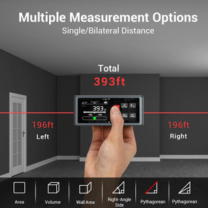 Outil de mesure <span class=keywords><strong>laser</strong></span> 393 pieds/120 m, télémètre <span class=keywords><strong>laser</strong></span> double, mesure <span class=keywords><strong>laser</strong></span> rechargeable - Product Image 3