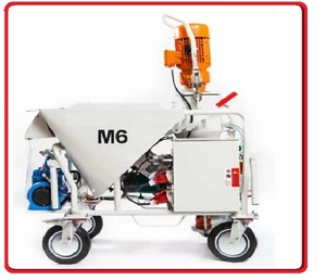 Máquina Profesional de Pulverización de Yeso M6 de Grado Industrial, Maquinaria de Pulverización de Yeso para Paredes en Obras de Construcción - Product Image 1