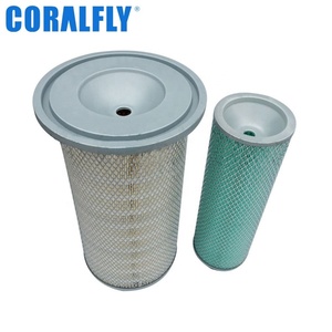 Pièces de filtre pour excavatrice Coralfly 600-181-6820 P181191 Filtre à air P181191 6001816820 AF4838 Filtre à air pour Komatsu - Product Image 1