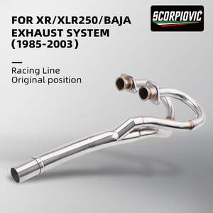 <span class=keywords><strong>Ligne</strong></span> de course de position d'origine XR250 XLR250/Baja 1985-2003 nouveau tuyau d'échappement de <span class=keywords><strong>moto</strong></span> - Product Image 2