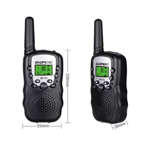 Baofeng Bf T3 Radio Anak Warna-warni, Mainan Handheld Talkie Ponsel Kualitas Tinggi