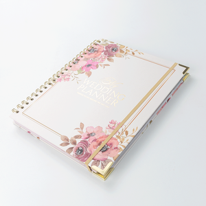 Sposa Planner personalizzato Organizer con copertina rigida Wedding Planner con copertina rigida confezione regalo per il servizio <span class=keywords><strong>di</strong></span> stampa <span class=keywords><strong>di</strong></span> Planner - Product Image 3