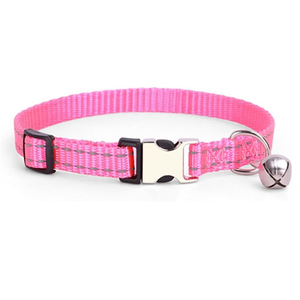 Verstellbares Nylon Reflective Custom Pet Hunde halsband für Hund mit Bell Hunde halsband - Product Image 4