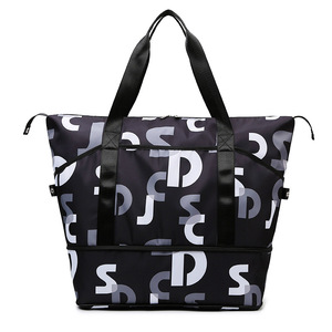 Wholesale Customized Fitness Bags with Custom Prints, Expandable Luggage and Travel Bags