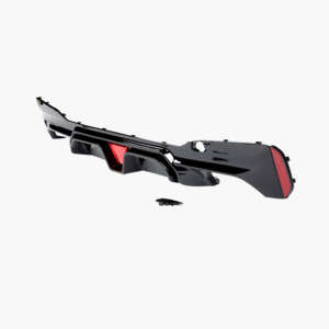 Difusor de Parachoques Trasero LED Estilo CS en Negro Brillante ABS con Salida Doble para <span class=keywords><strong>BMW</strong></span> Serie 5 G30 G38 M Sport Estilo <span class=keywords><strong>M5</strong></span> 2018-2022 - Product Image 3