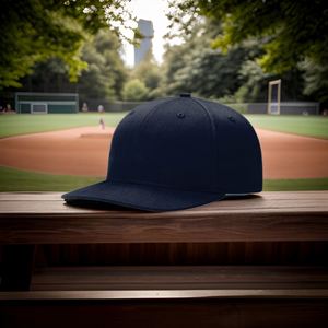 Casquette de baseball personnalisée de haute qualité, 6 panneaux, visière incurvée, snapback, en coton uni, avec logo brodé, certifiée BSCI - Product Image 3