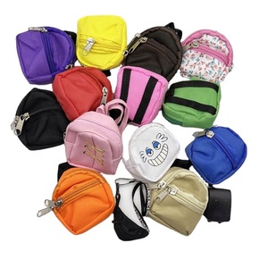 Mini sac à dos porte-clés double fermeture éclair, petit portefeuille, pendentif poupée, porte-clés mini sac à dos <span class=keywords><strong>Ouhan</strong></span> - Product Image 1