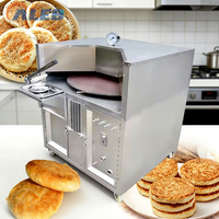 Machine à pain pita grec miniature à prix raisonnable, four rotatif électrique commercial pour la fabrication de pain pita arabe