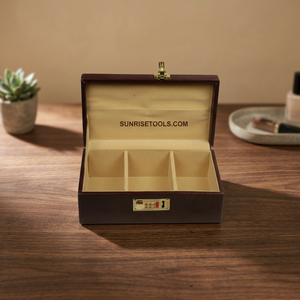 Plastic Jewelry Storage <b>Box</b> Irregular Shape with 3 Compartments and <b>Lock</b> Mechanism <b>for</b> Jewelry Making Supplies SUNTOOLS/STIPL - Product Image 5