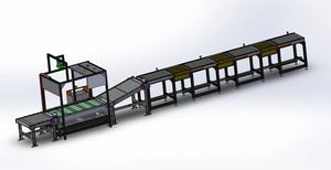 Ruota di smistamento intelligente del sistema di trasporto del trasportatore girevole di smistamento sterzante - Product Image 2
