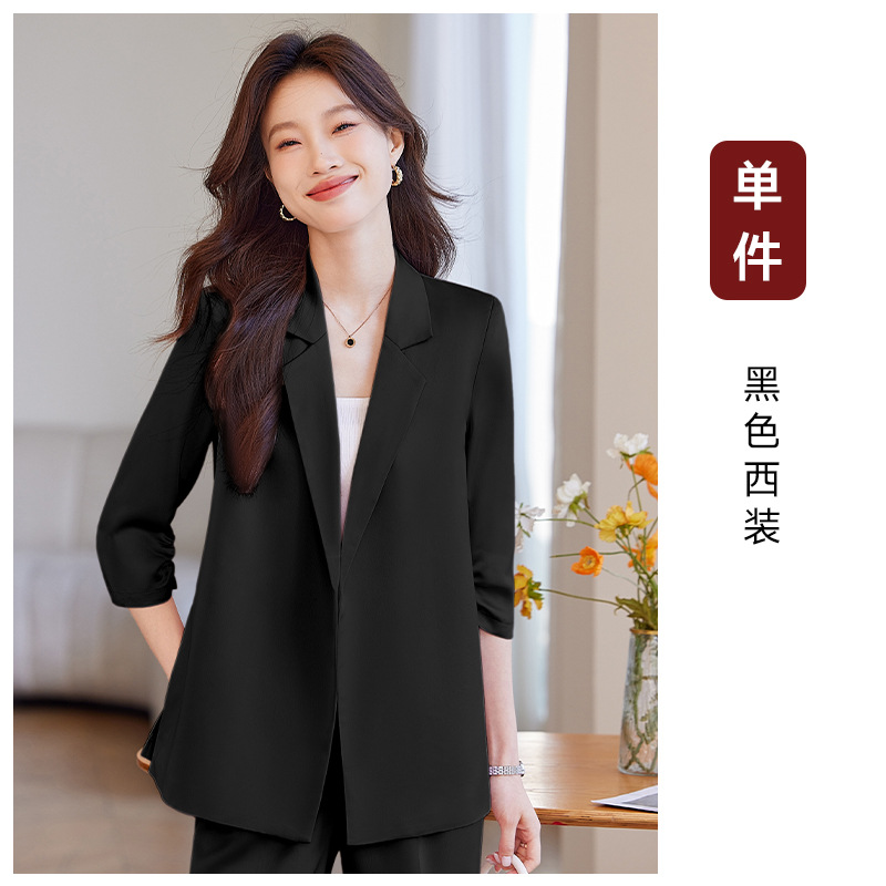 black suit