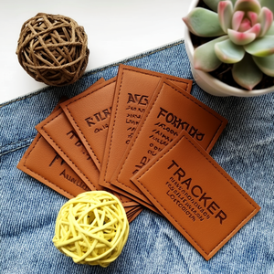 Nhà Sản Xuất Bán Buôn May Tùy Chỉnh Thiết Kế Chất Lượng Cao <span class=keywords><strong>PU</strong></span> Tư Nhân Tổng Hợp Mỏng Quần Áo Giả Da Nhãn Cho Giày Thẻ - Product Image 5