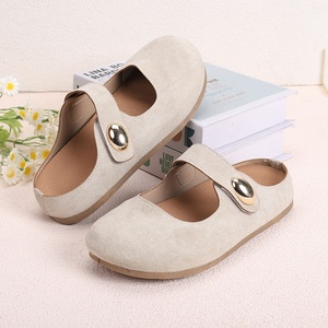 Sandalias de Mujer Estilo Birkenstock, Primavera 2026, Nuevas, Populares en Internet, de Gamuza, con Suela Suave, Tipo Pantuflas, Punta Cerrada, Ligeras, para Exteriores - Product Image 3