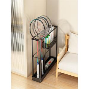 Support de rangement pour raquettes de badminton JZJFJ, grande capacité, design minimaliste, organisateur multifonctionnel d'équipements sportifs pour usage domestique - Product Image 2