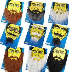 Noir Simulation Performance Moustache Halloween Party Supplies Accessoires de barbe pour les célébrations du Ramadan - Product Image 2
