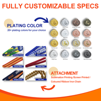 Medaglia da Competizione Moderna OEM con Logo Personalizzato, in Metallo Placcato Oro, Effetto Glitter Danza, Smalto Morbido, Forma Personalizzata, Pattinaggio Artistico, Latino